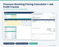 Pressure Washing Pricing Calculator (Excel + Google Sheets)