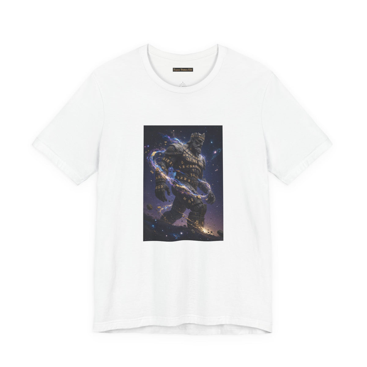 Rune Stone Titan T-Shirt | Epic Cosmic Titan Art