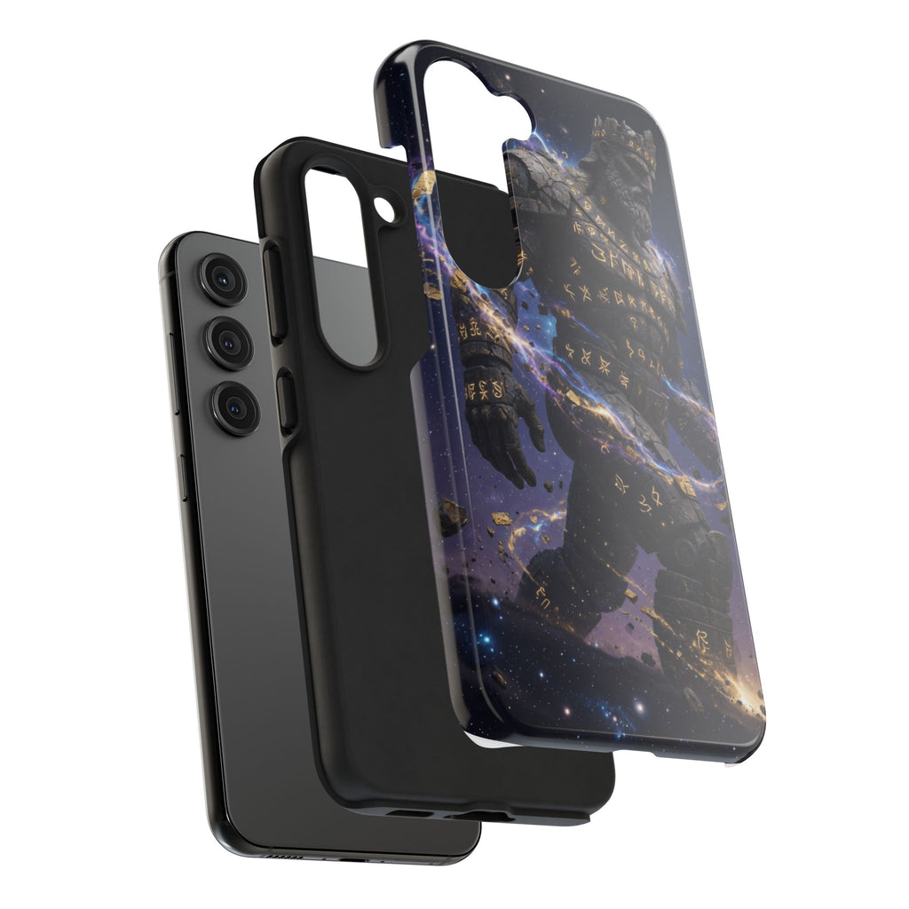 Rune Stone Titan Phone Case | Epic Cosmic Titan Art