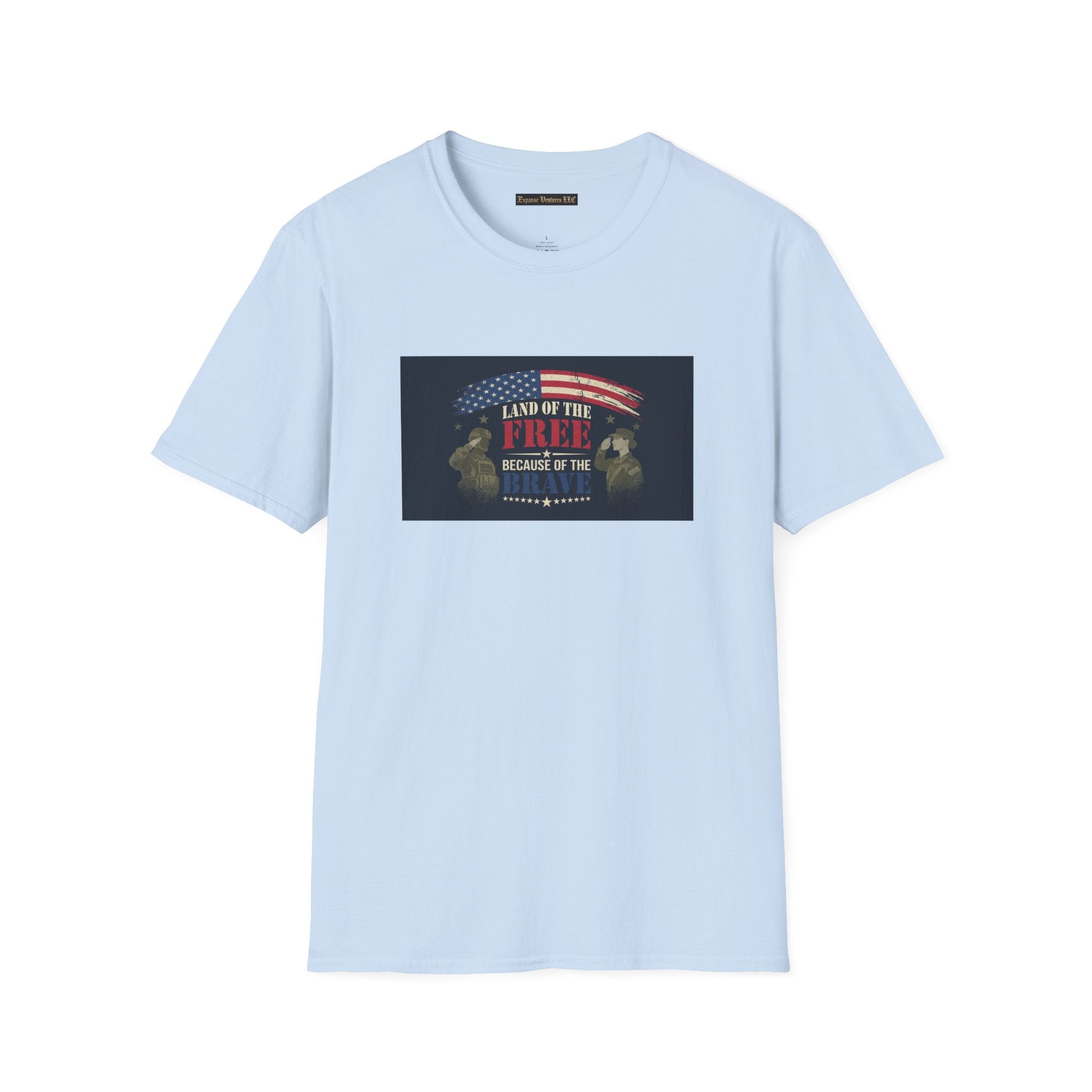 Land of the Free eagle flag T-Shirt | Patriotic USA Independence Day