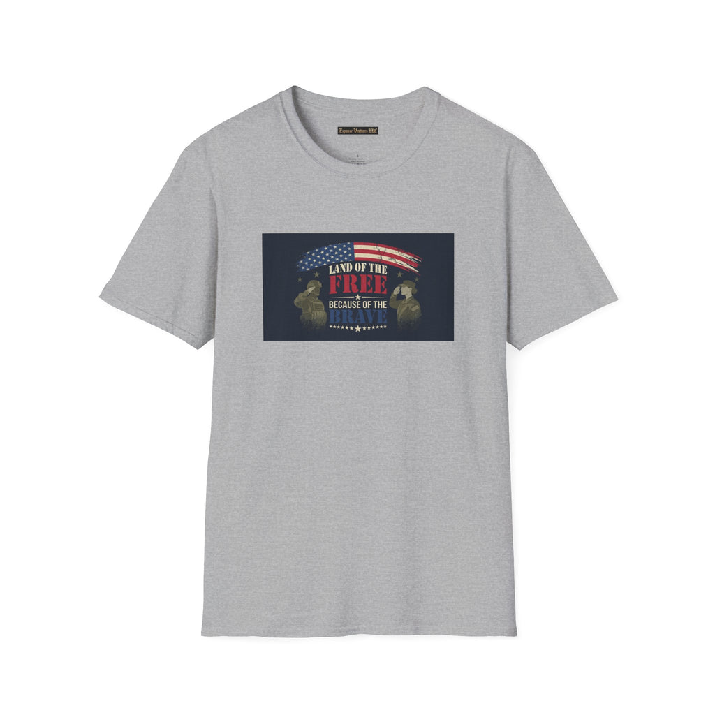 Land of the Free eagle flag T-Shirt | Patriotic USA Independence Day