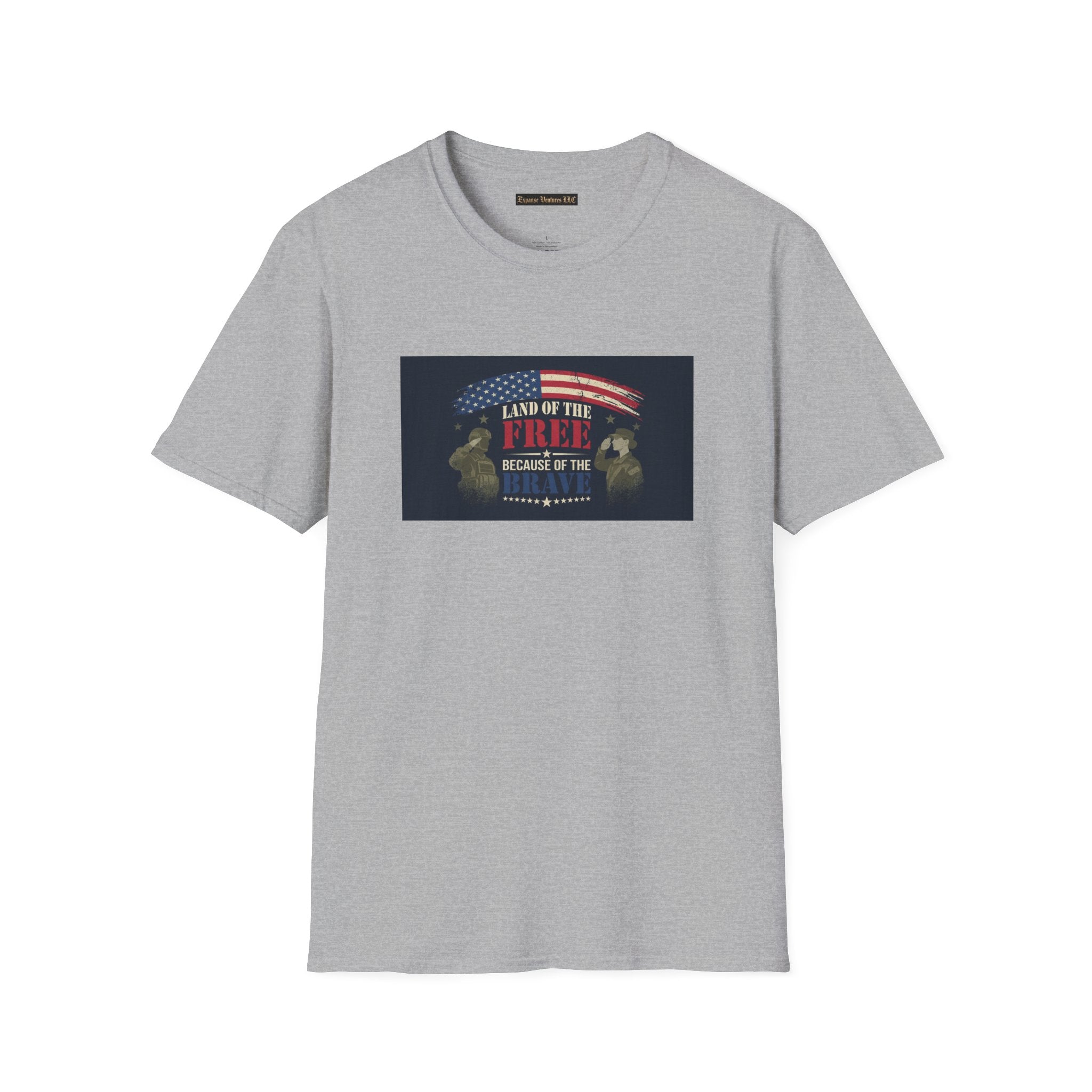 Land of the Free eagle flag T-Shirt | Patriotic USA Independence Day