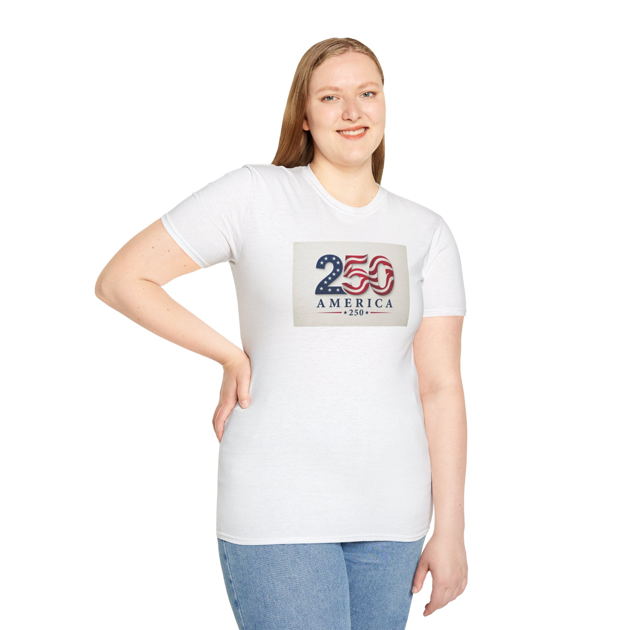 USA Flag 250 Anniversary T-Shirt | Patriotic 250 America Graphic