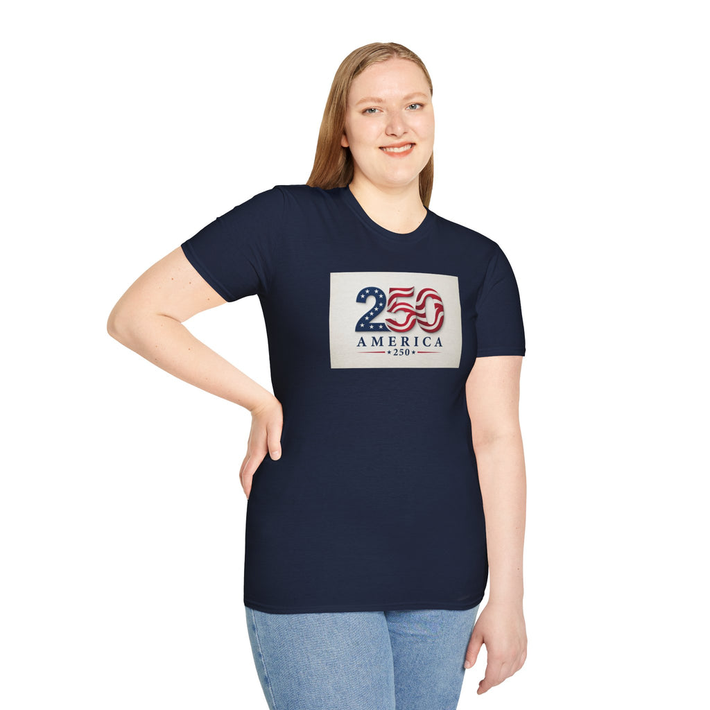 USA Flag 250 Anniversary T-Shirt | Patriotic 250 America Graphic