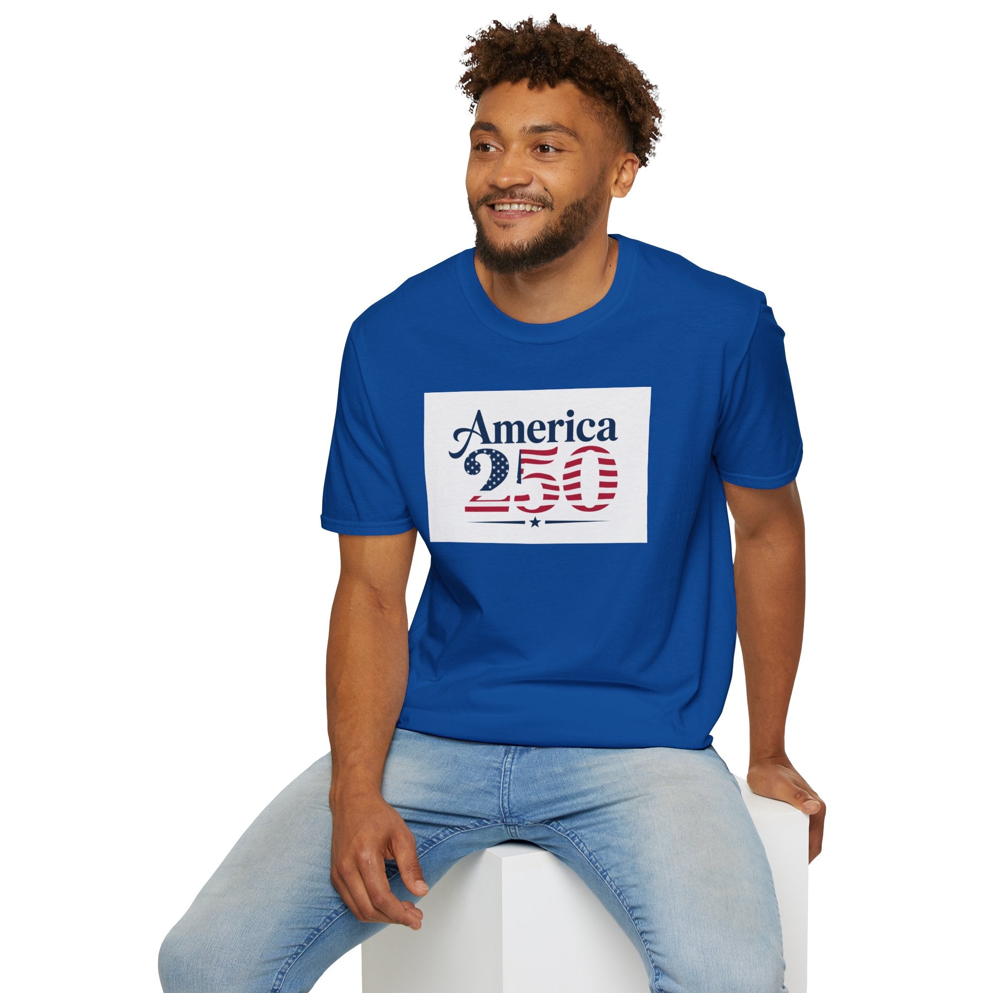 America 250 T-Shirt | Patriotic USA Flag Numbers