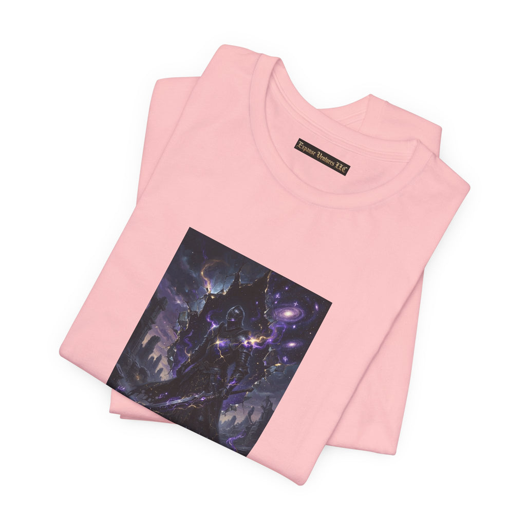 Void Knight Cosmic Armor T-Shirt  Dark Fantasy Art  T-Shirt