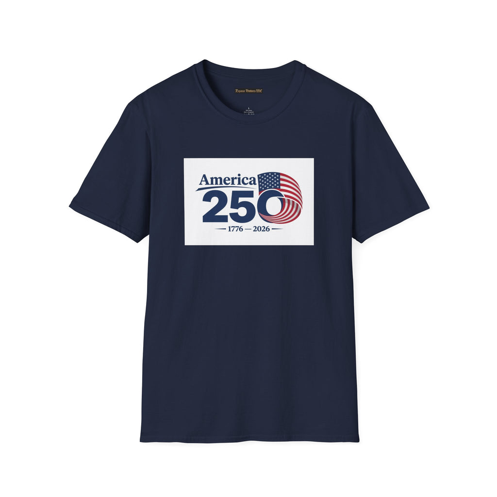 America 250 1776-2026 T-Shirt | Bicentennial Style Flag Graphic