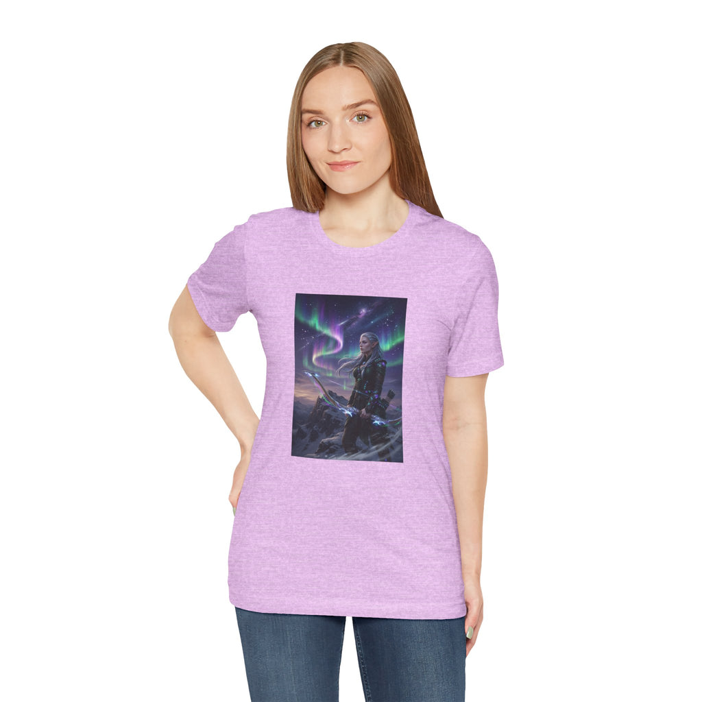 Northern Lights Warrior Tee | Viking Archer Fantasy Illustration