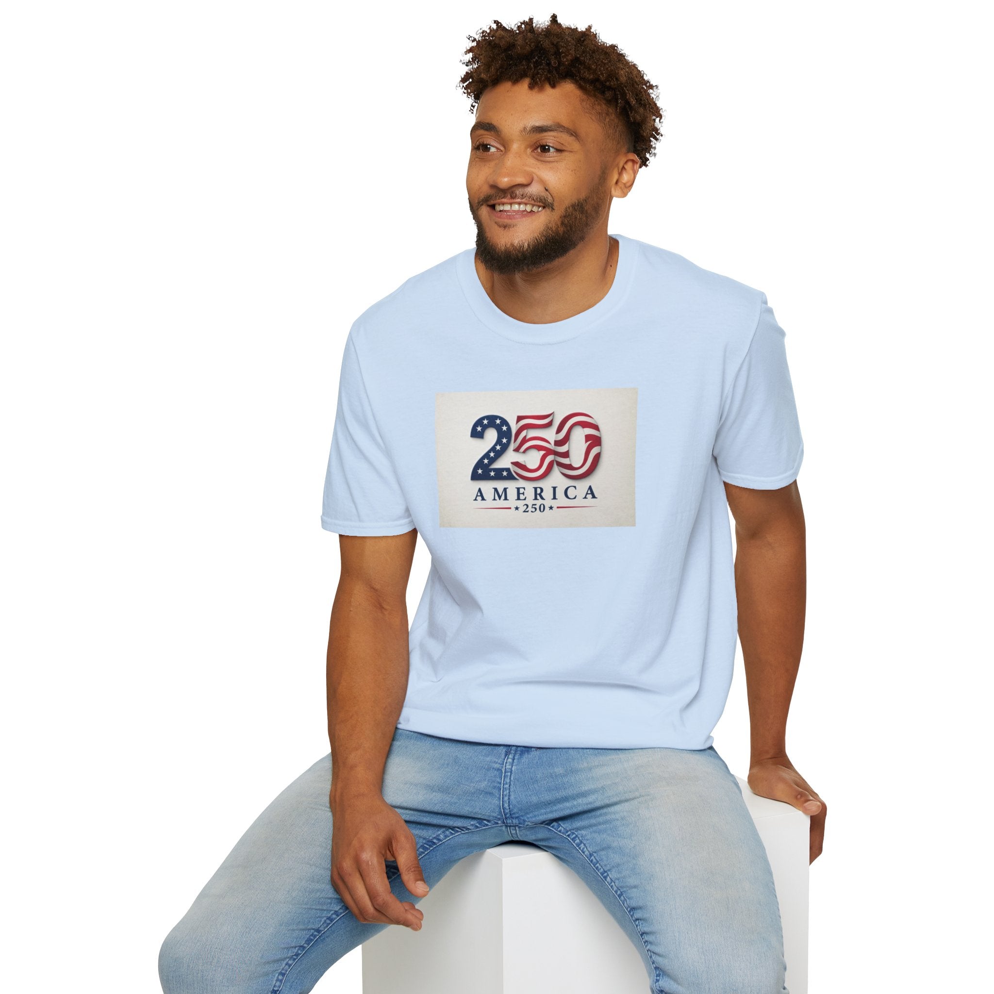 USA Flag 250 Anniversary T-Shirt | Patriotic 250 America Graphic