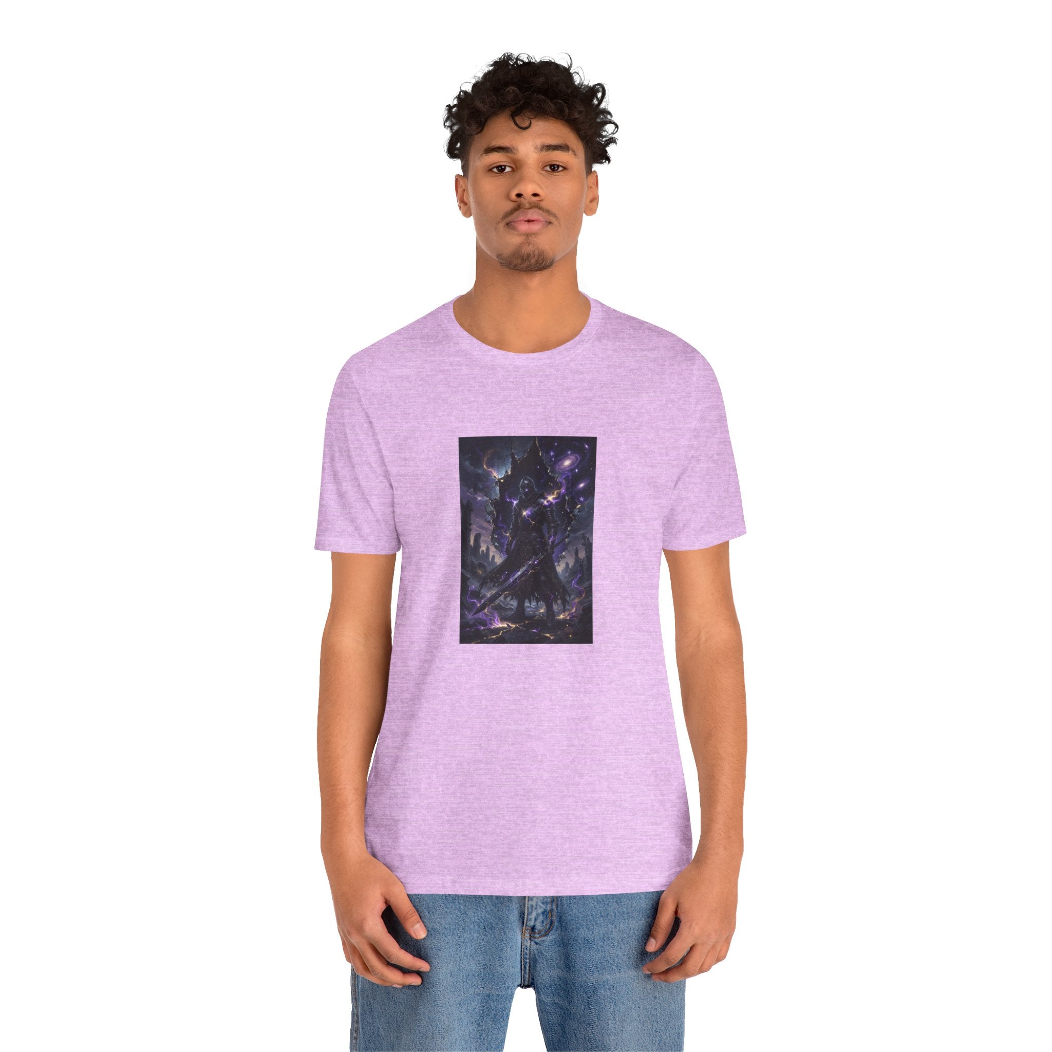 Void Knight Cosmic Armor T-Shirt  Dark Fantasy Art  T-Shirt