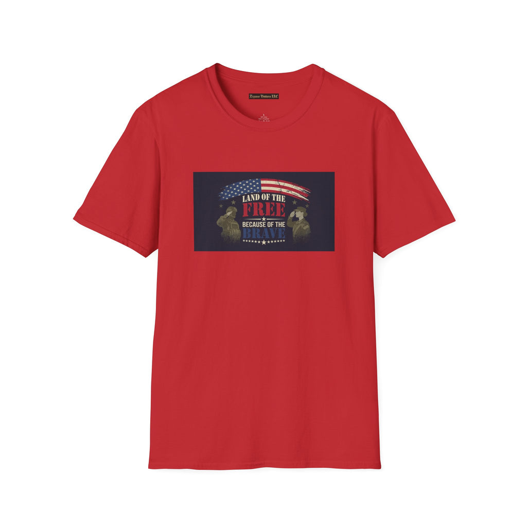 Land of the Free eagle flag T-Shirt | Patriotic USA Independence Day