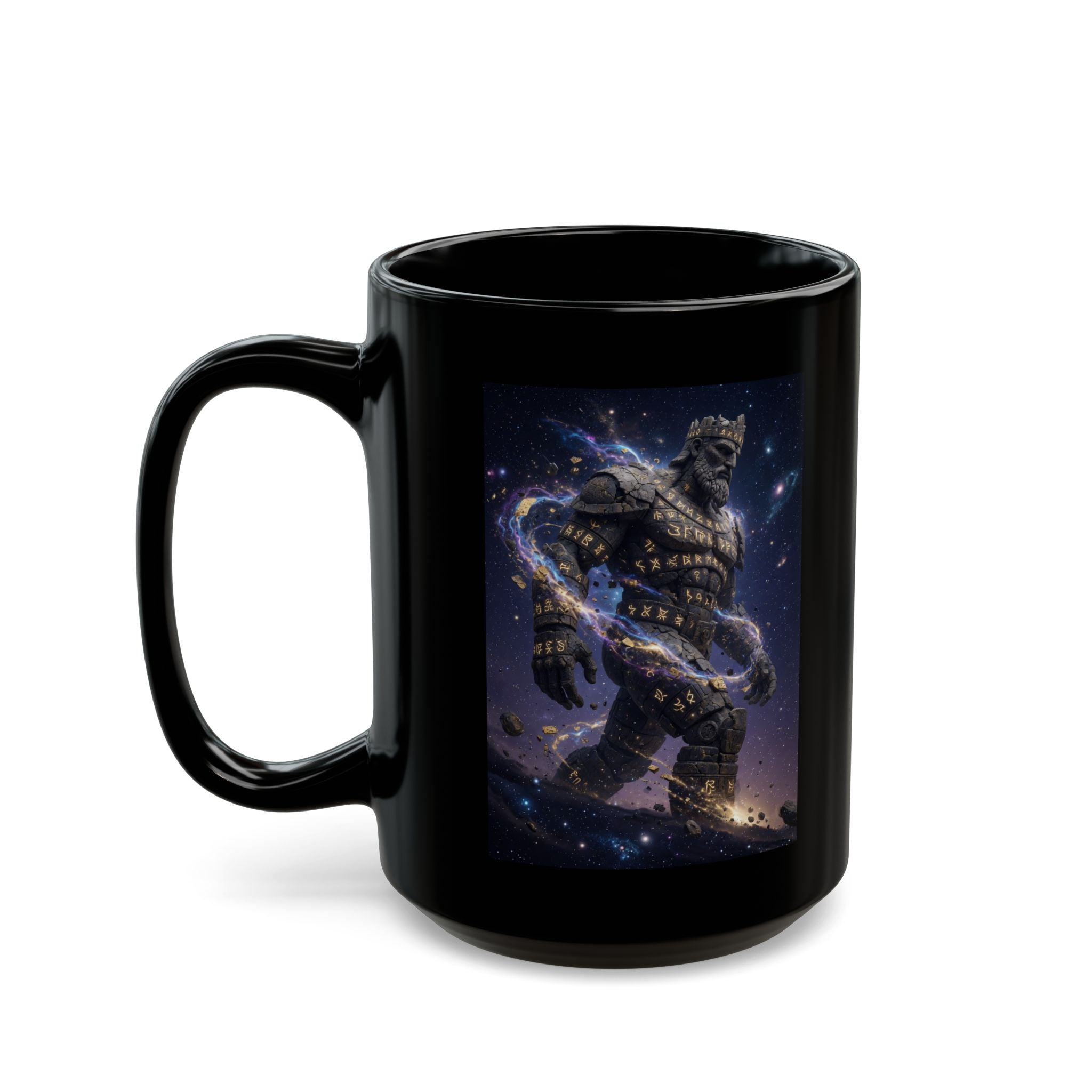 Rune Stone Titan Mug  | Epic Cosmic Titan Art