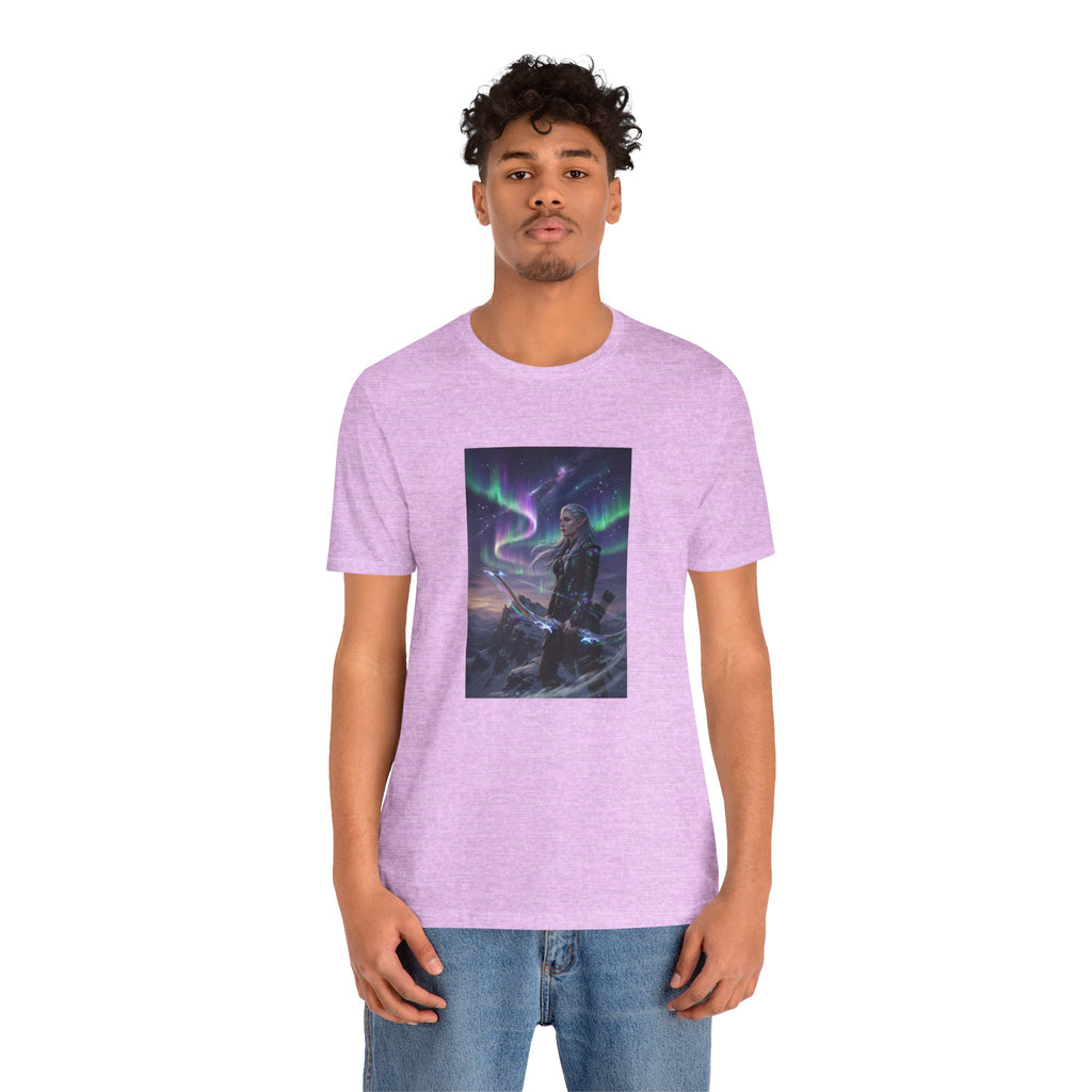 Northern Lights Warrior Tee | Viking Archer Fantasy Illustration