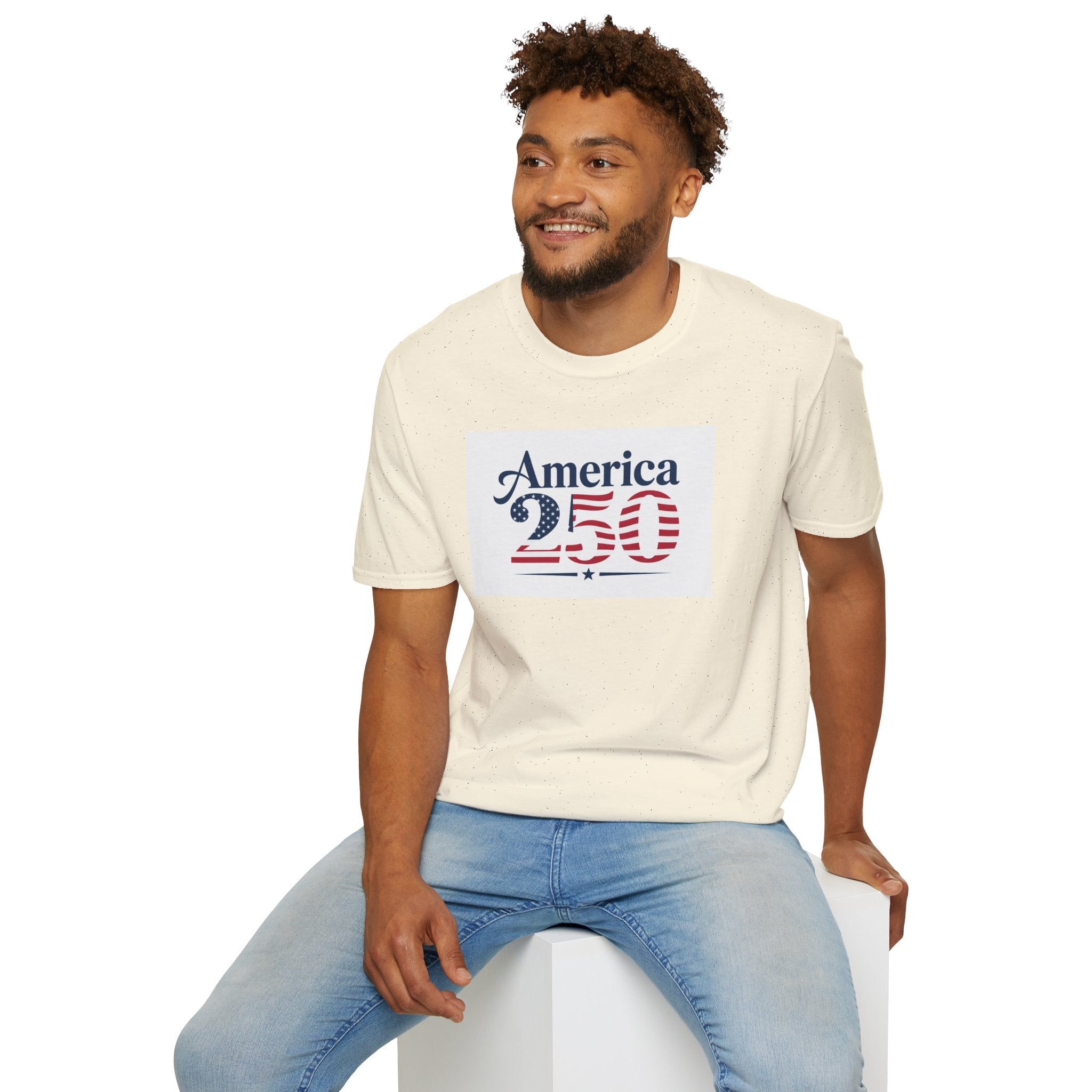 America 250 T-Shirt | Patriotic USA Flag Numbers