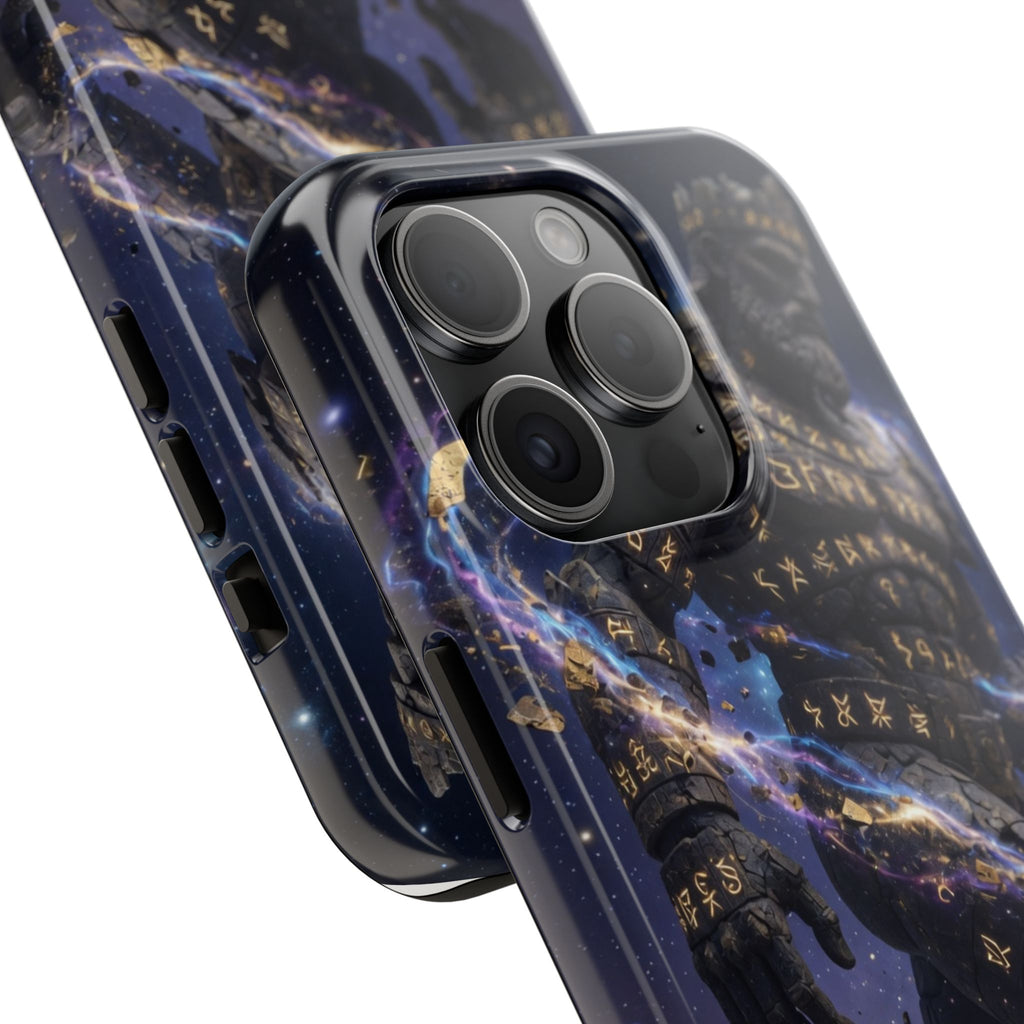 Rune Stone Titan Phone Case | Epic Cosmic Titan Art
