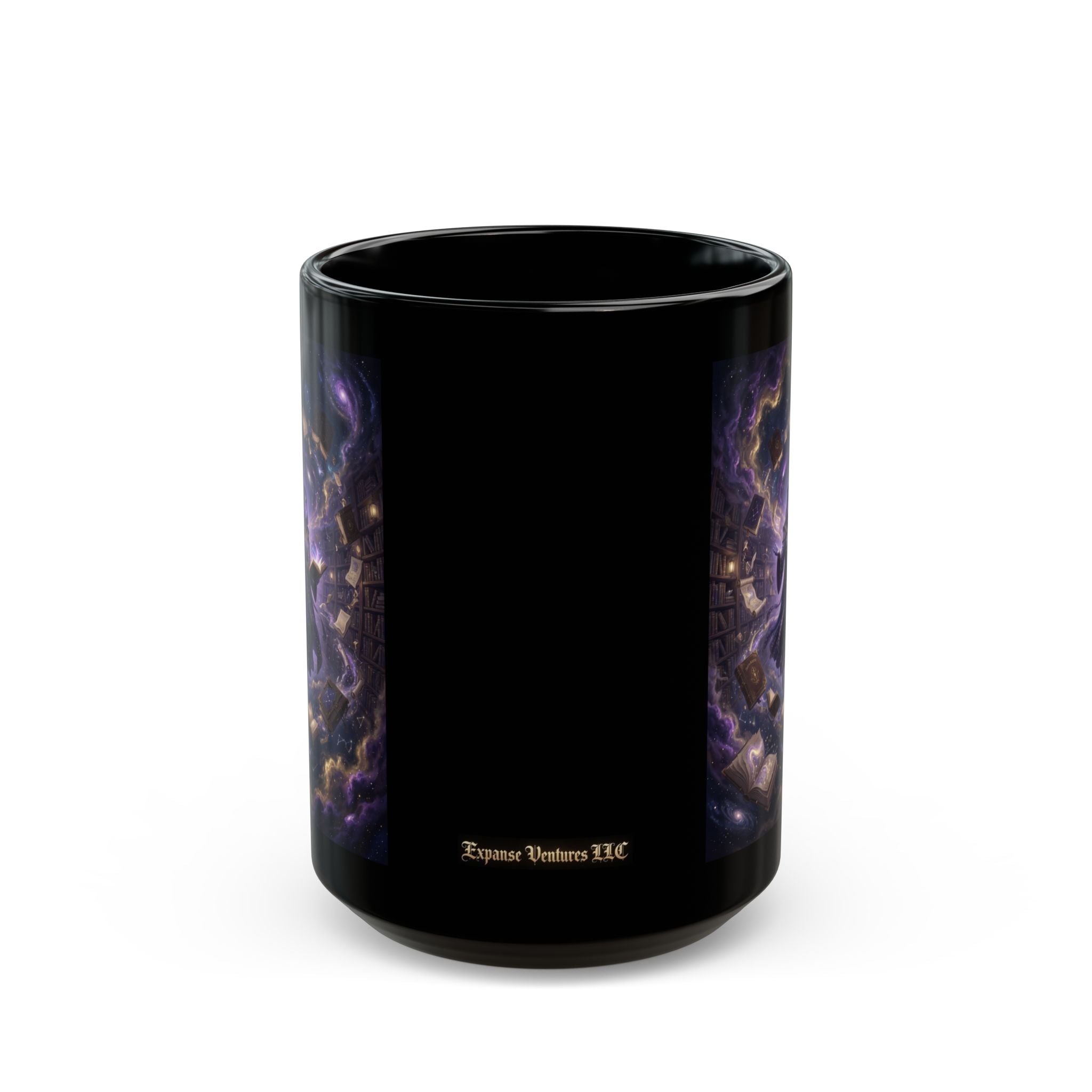 Cosmic Librarian Mug | Mystical Magic Library Art