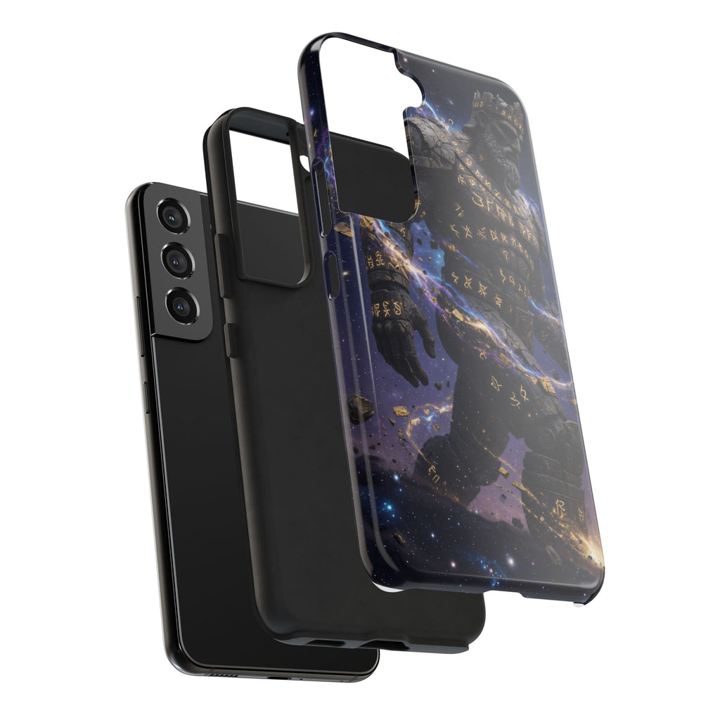 Rune Stone Titan Phone Case | Epic Cosmic Titan Art