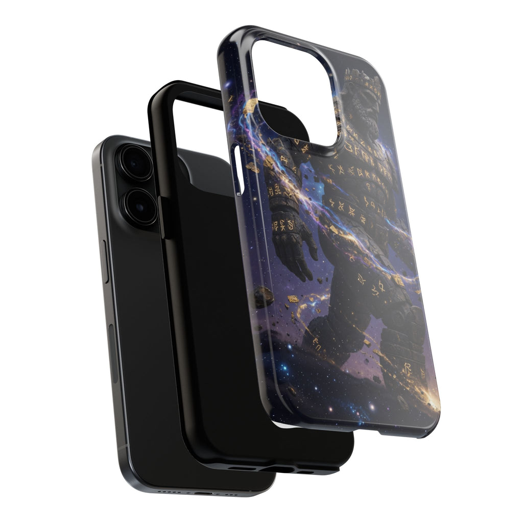 Rune Stone Titan Phone Case | Epic Cosmic Titan Art
