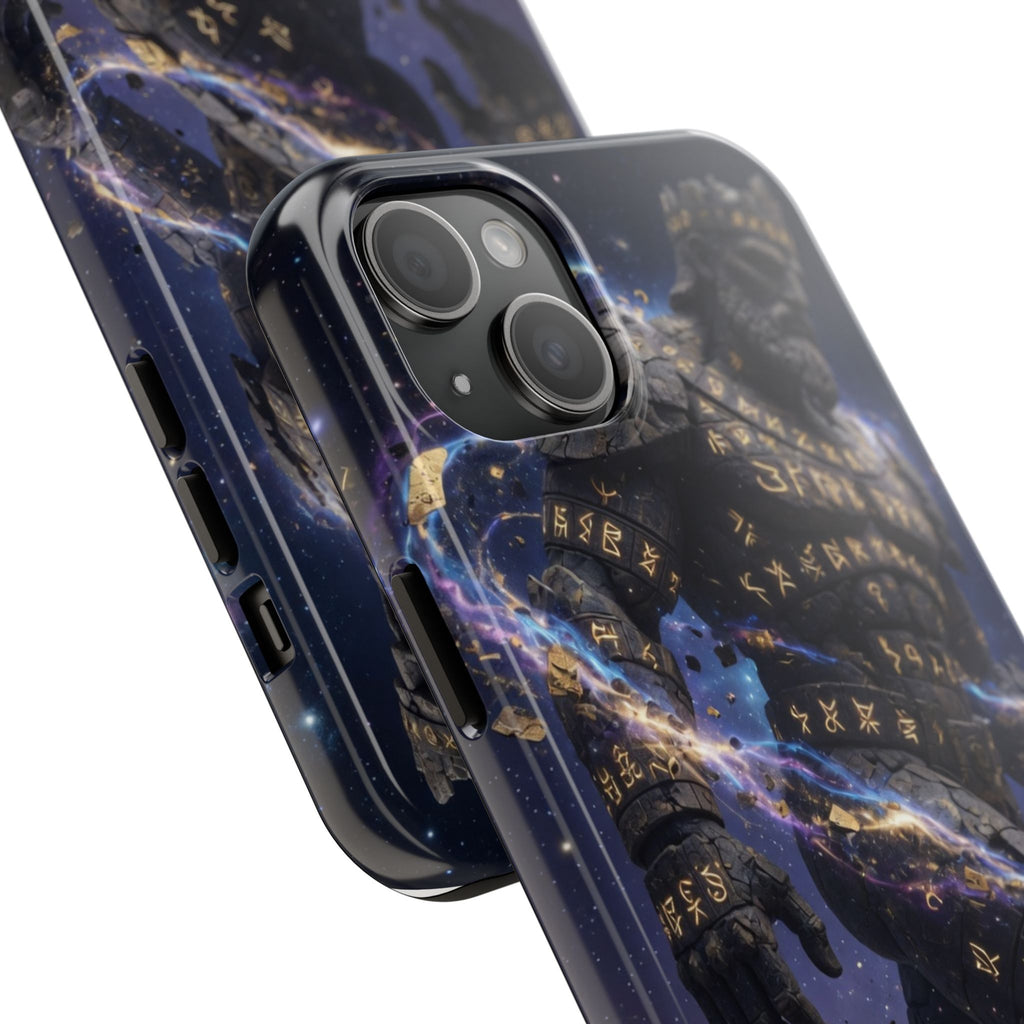Rune Stone Titan Phone Case | Epic Cosmic Titan Art