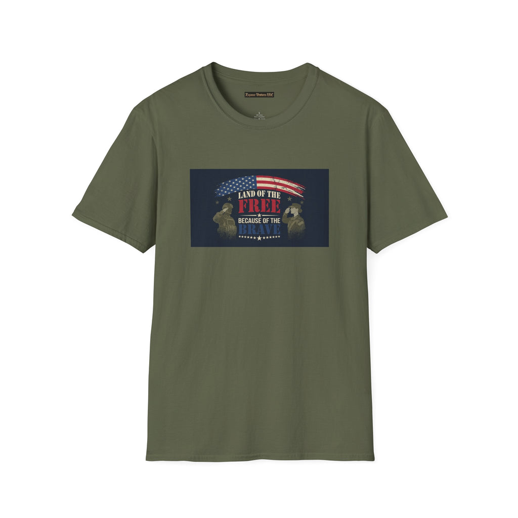 Land of the Free eagle flag T-Shirt | Patriotic USA Independence Day