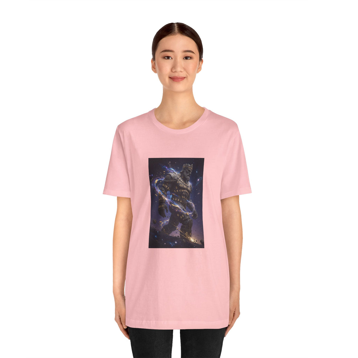 Rune Stone Titan T-Shirt | Epic Cosmic Titan Art