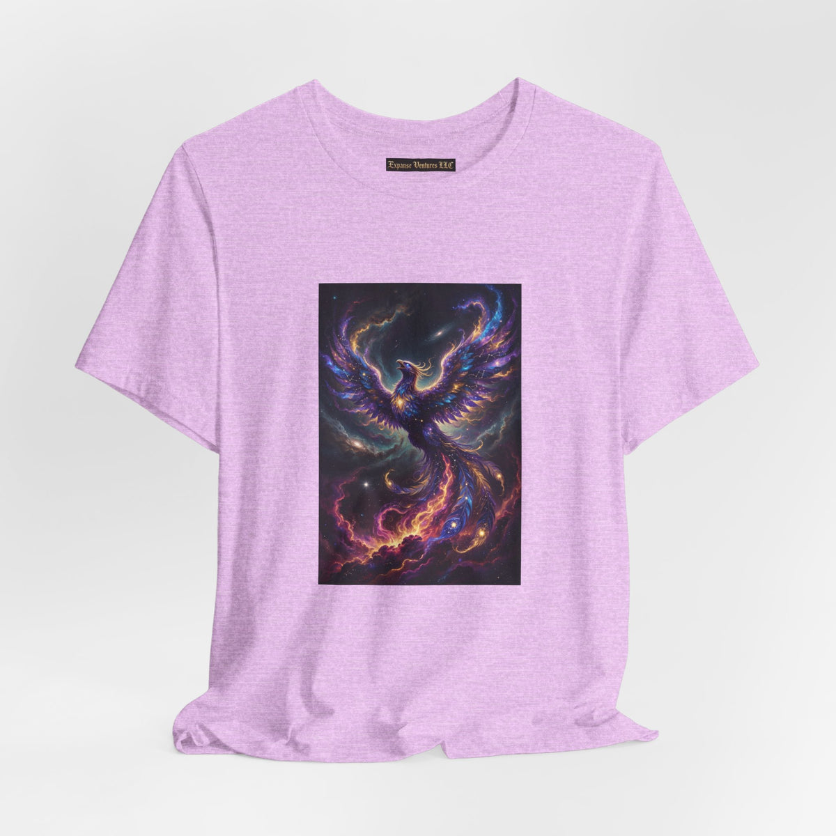 Nebula Phoenix T-Shirt | Cosmic Rebirth Art