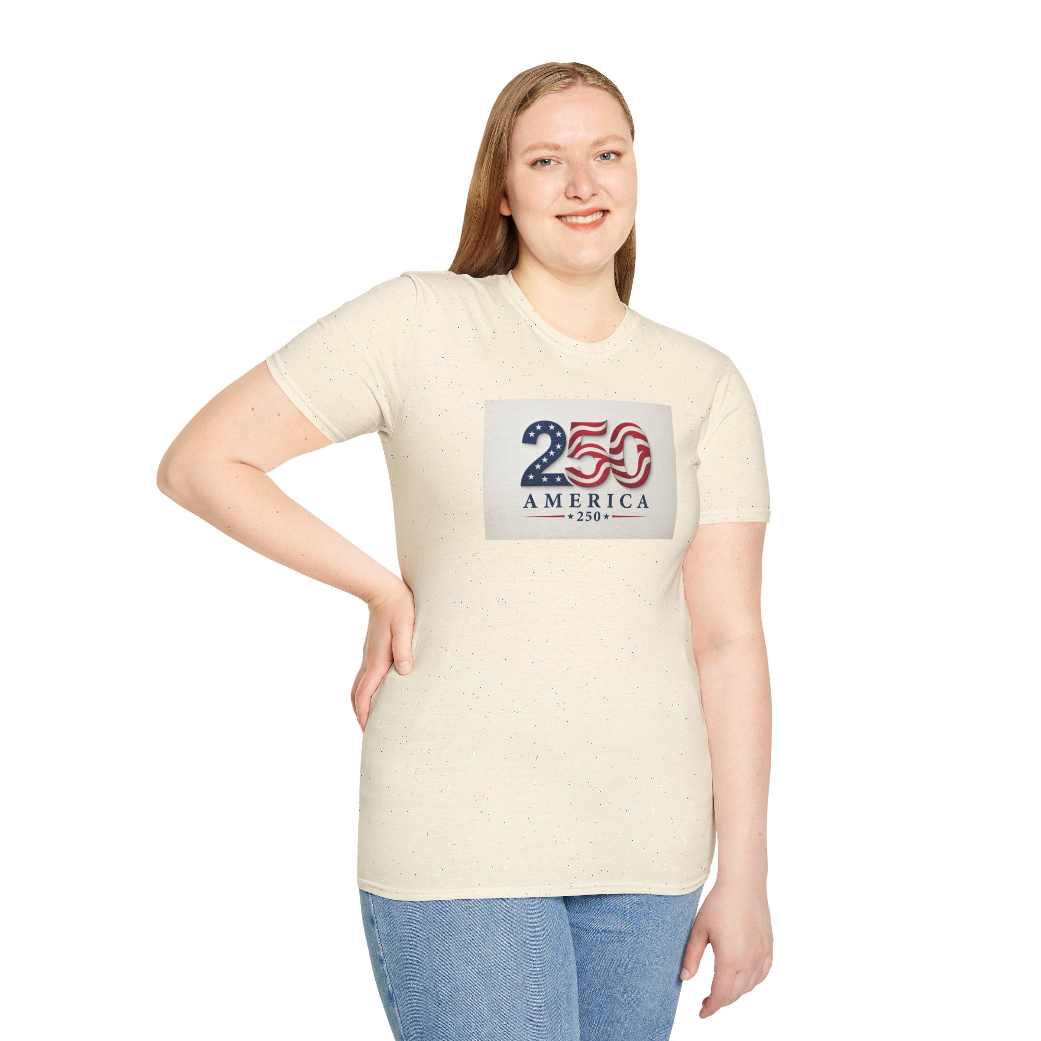 USA Flag 250 Anniversary T-Shirt | Patriotic 250 America Graphic