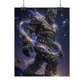 Rune Stone Titan Poster | Rolled Poster, Mythic Space Artwork