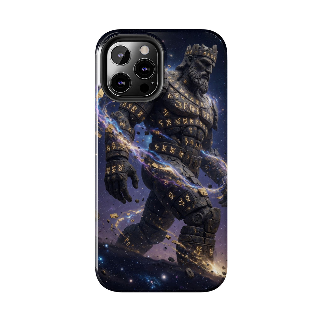 Rune Stone Titan Phone Case | Epic Cosmic Titan Art