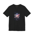 Ethereal Cosmic Lotus T-Shirt | Spiritual Floral T-Shirt, Cosmic Flower Art