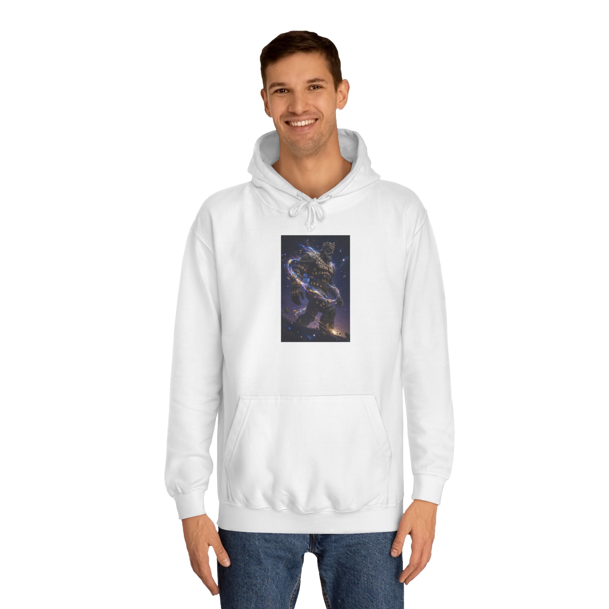 Rune Stone Titan Hoodie | Epic Cosmic Titan Art