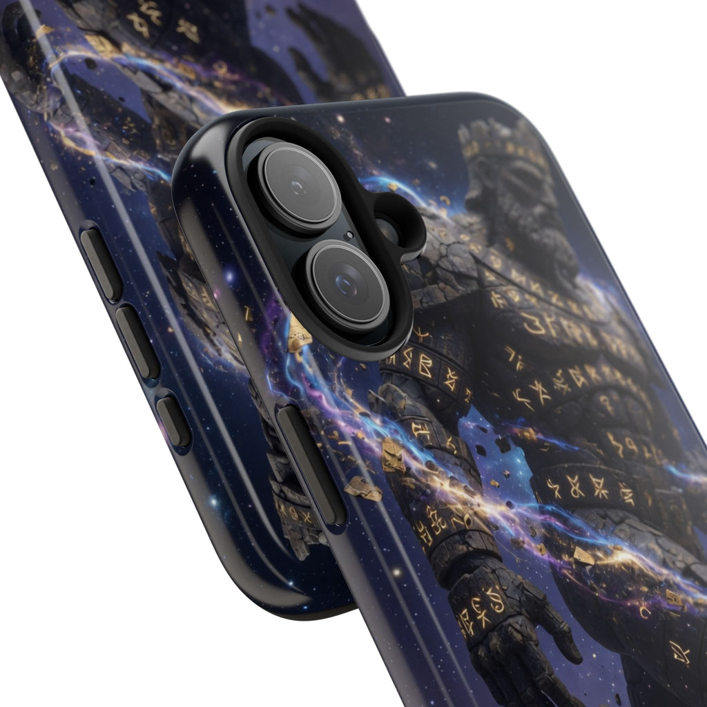 Rune Stone Titan Phone Case | Epic Cosmic Titan Art