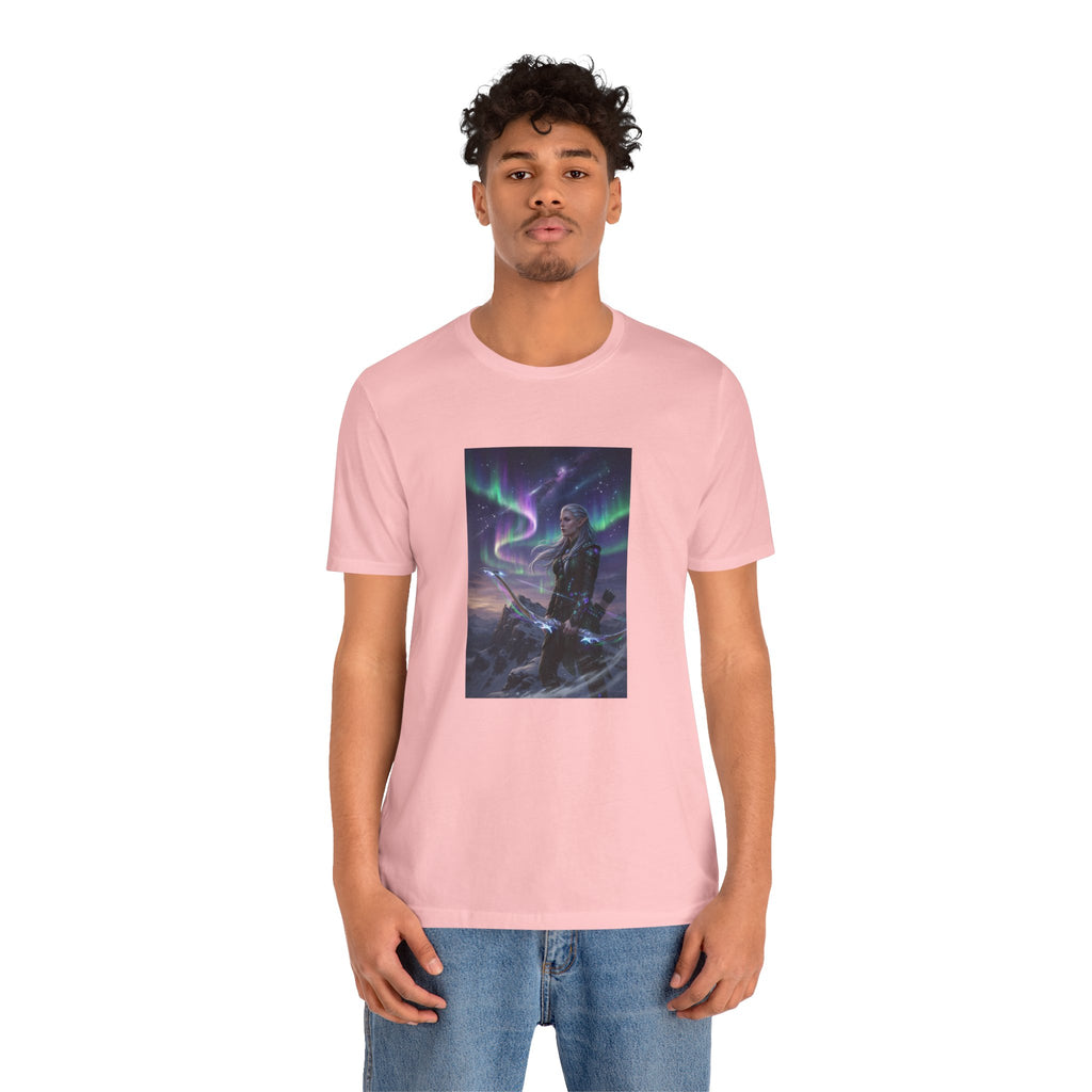 Northern Lights Warrior Tee | Viking Archer Fantasy Illustration