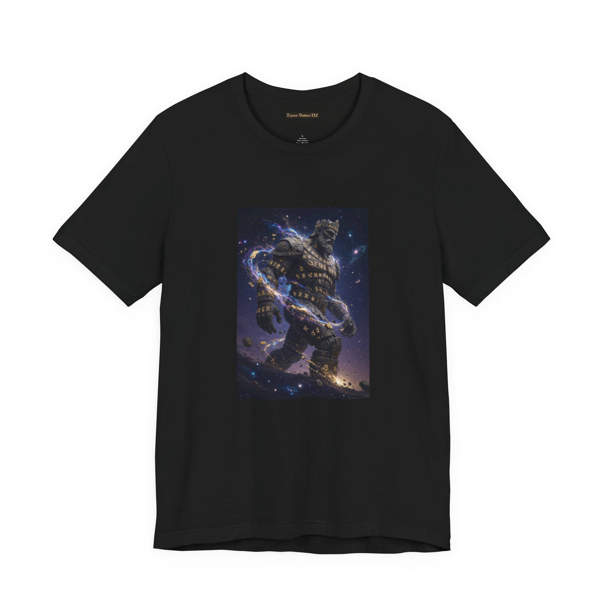 Rune Stone Titan T-Shirt | Epic Cosmic Titan Art