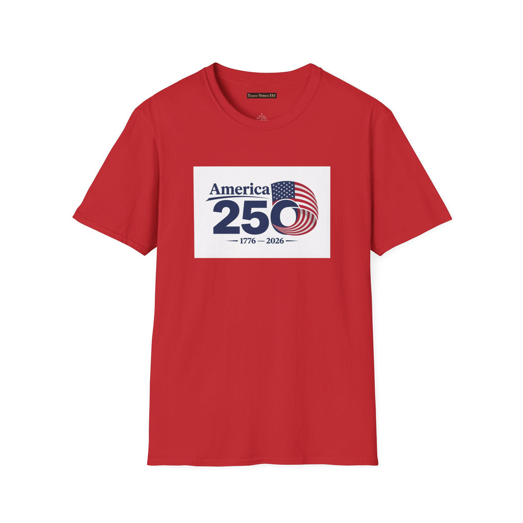 America 250 1776-2026 T-Shirt | Bicentennial Style Flag Graphic