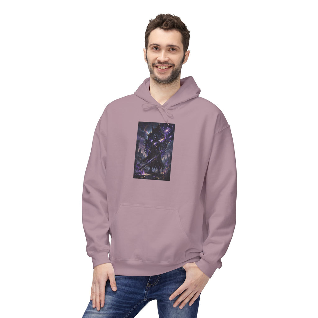 Void Knight Cosmic Armor Hoodie  Dark Fantasy Art