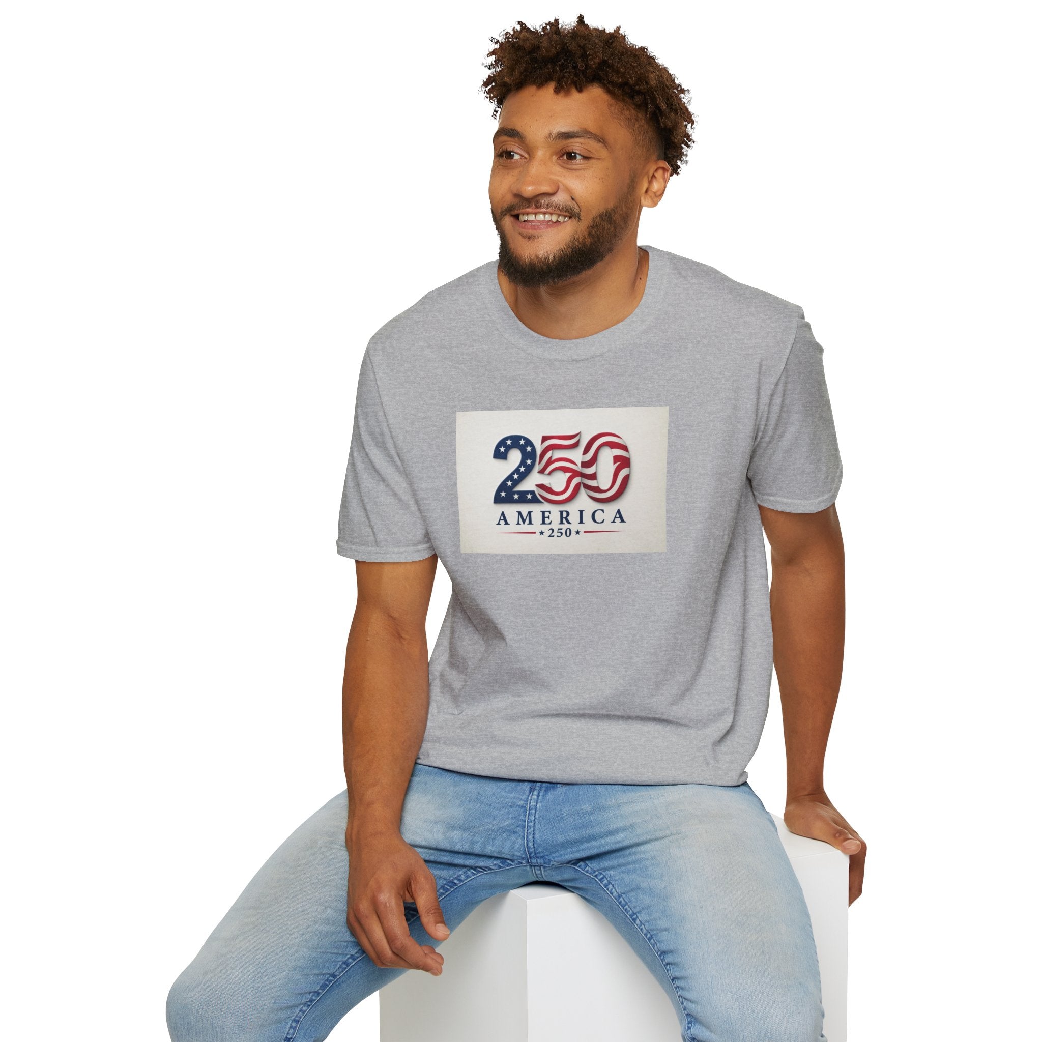 USA Flag 250 Anniversary T-Shirt | Patriotic 250 America Graphic