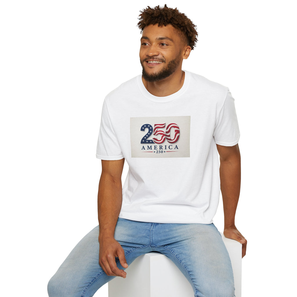 USA Flag 250 Anniversary T-Shirt | Patriotic 250 America Graphic