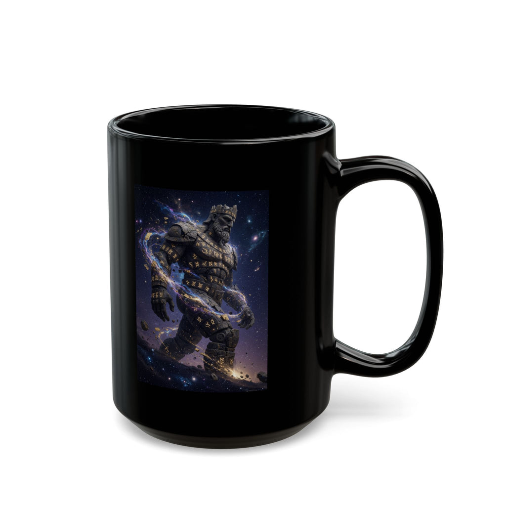 Rune Stone Titan Mug  | Epic Cosmic Titan Art