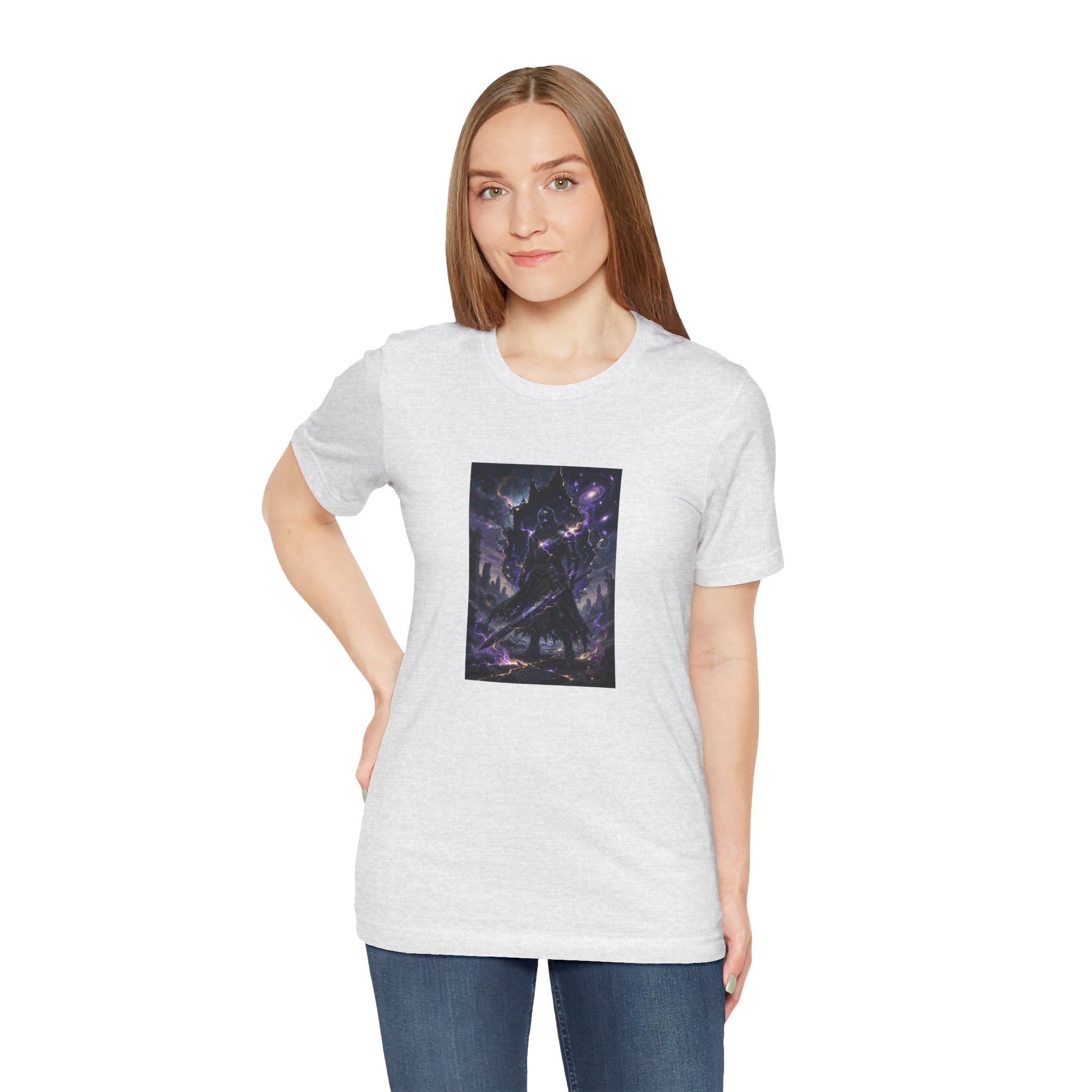 Void Knight Cosmic Armor T-Shirt  Dark Fantasy Art  T-Shirt