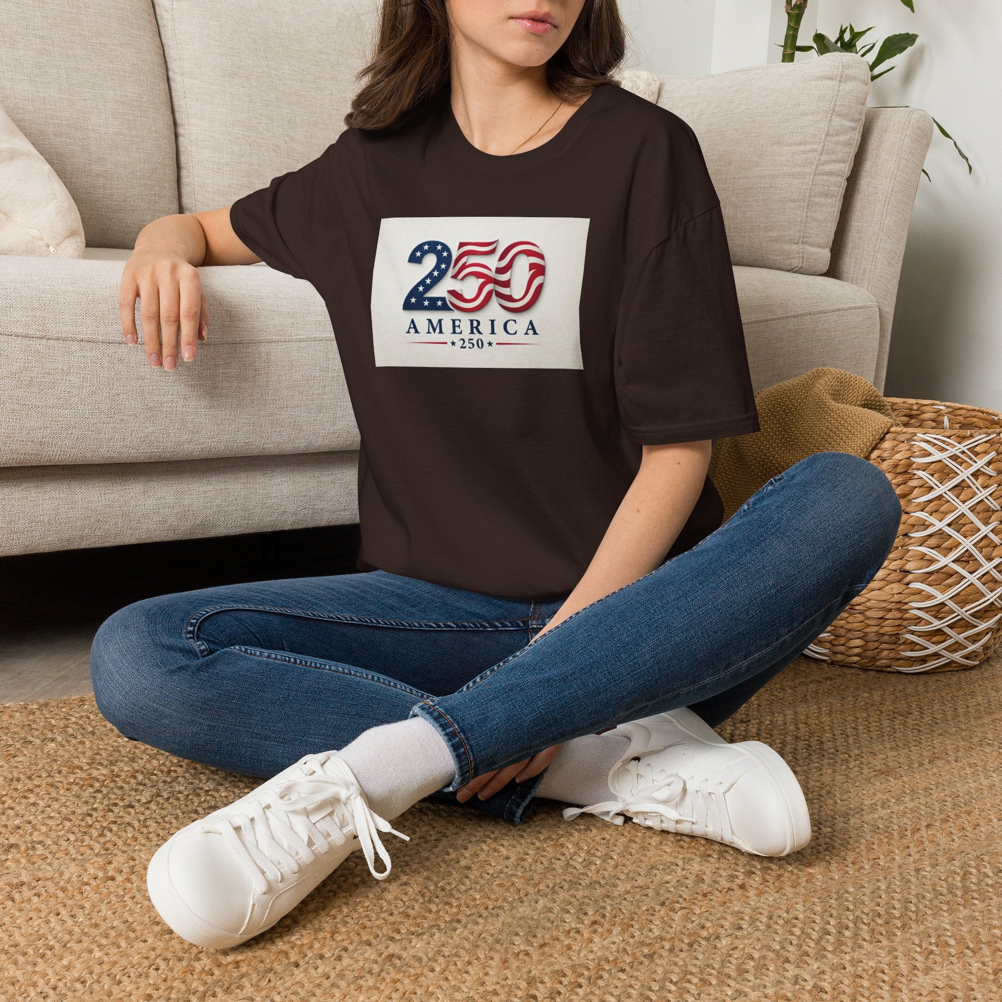 USA Flag 250 Anniversary T-Shirt | Patriotic 250 America Graphic