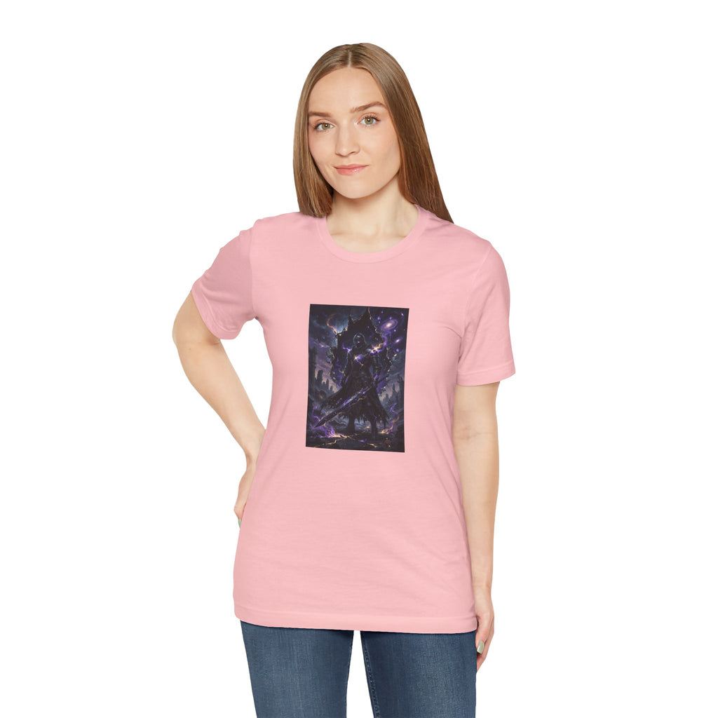 Void Knight Cosmic Armor T-Shirt  Dark Fantasy Art  T-Shirt