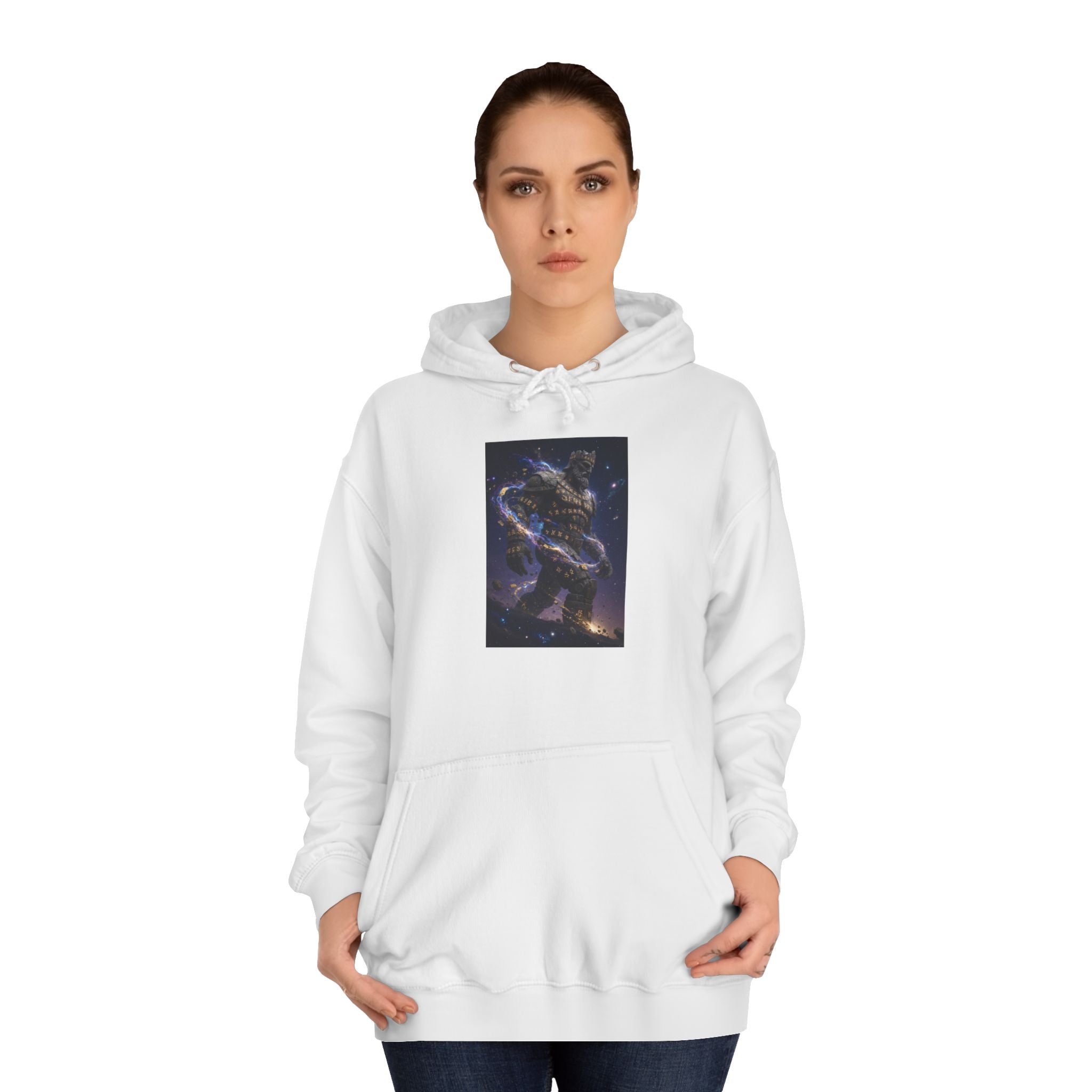 Rune Stone Titan Hoodie | Epic Cosmic Titan Art