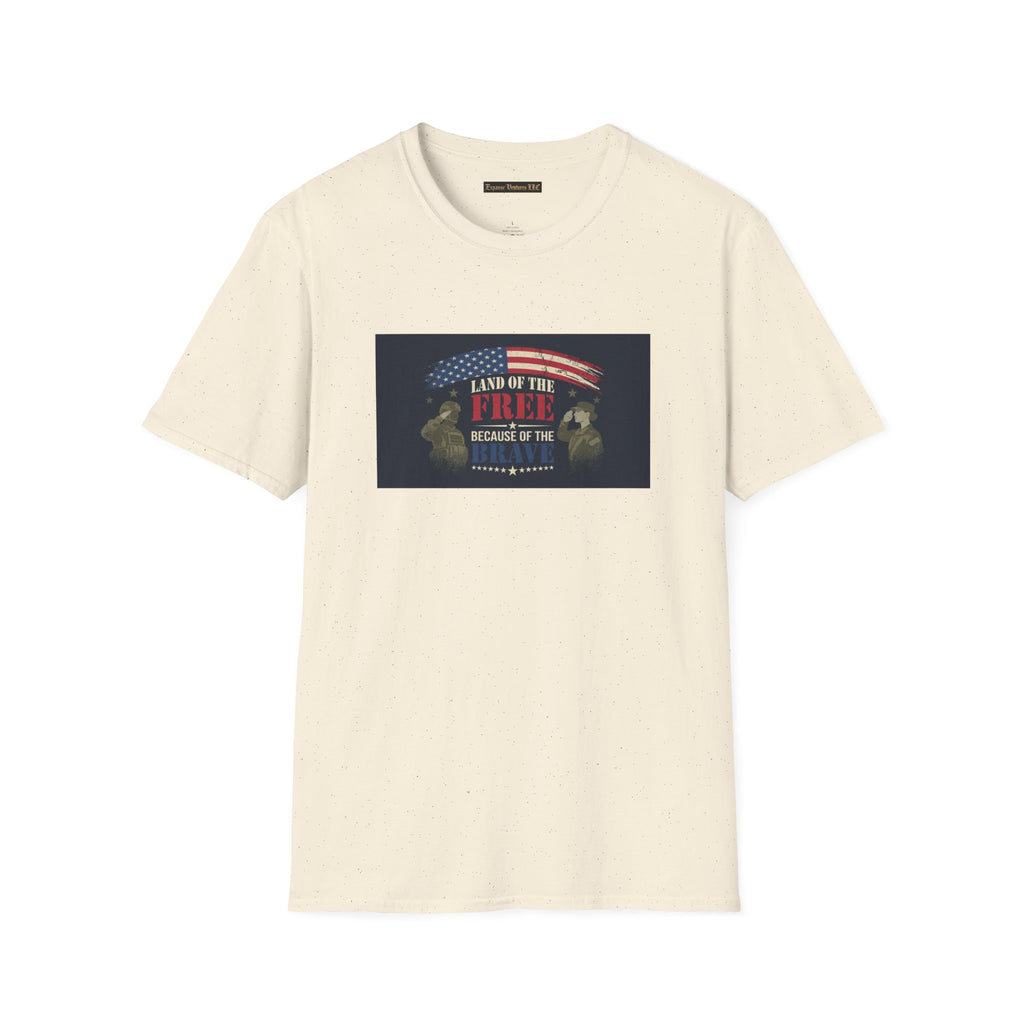 Land of the Free eagle flag T-Shirt | Patriotic USA Independence Day