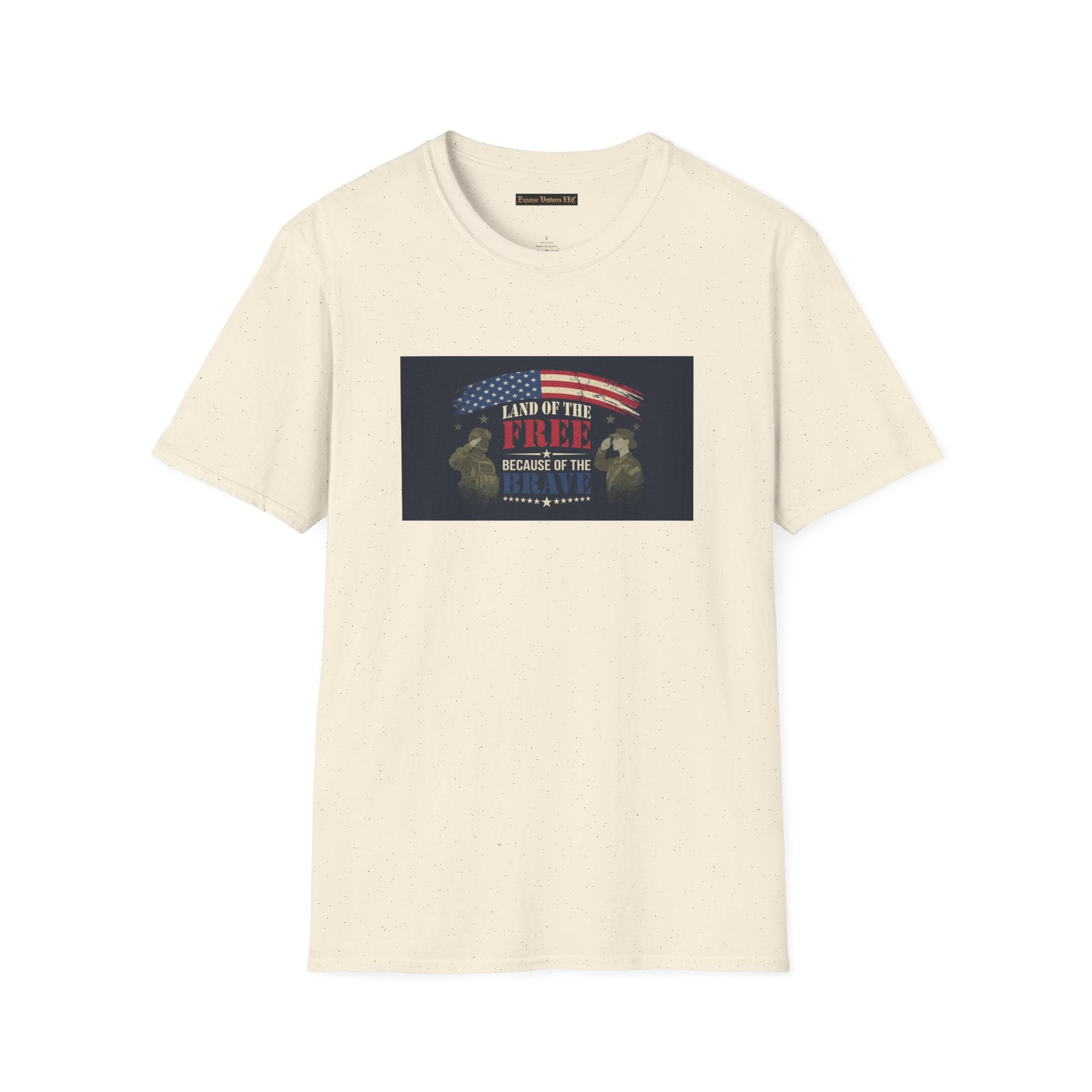 Land of the Free eagle flag T-Shirt | Patriotic USA Independence Day