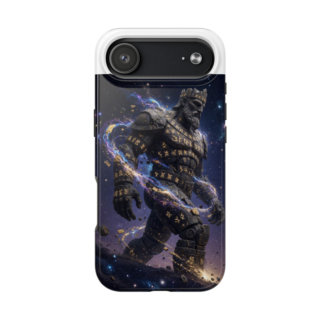 Rune Stone Titan Phone Case | Epic Cosmic Titan Art