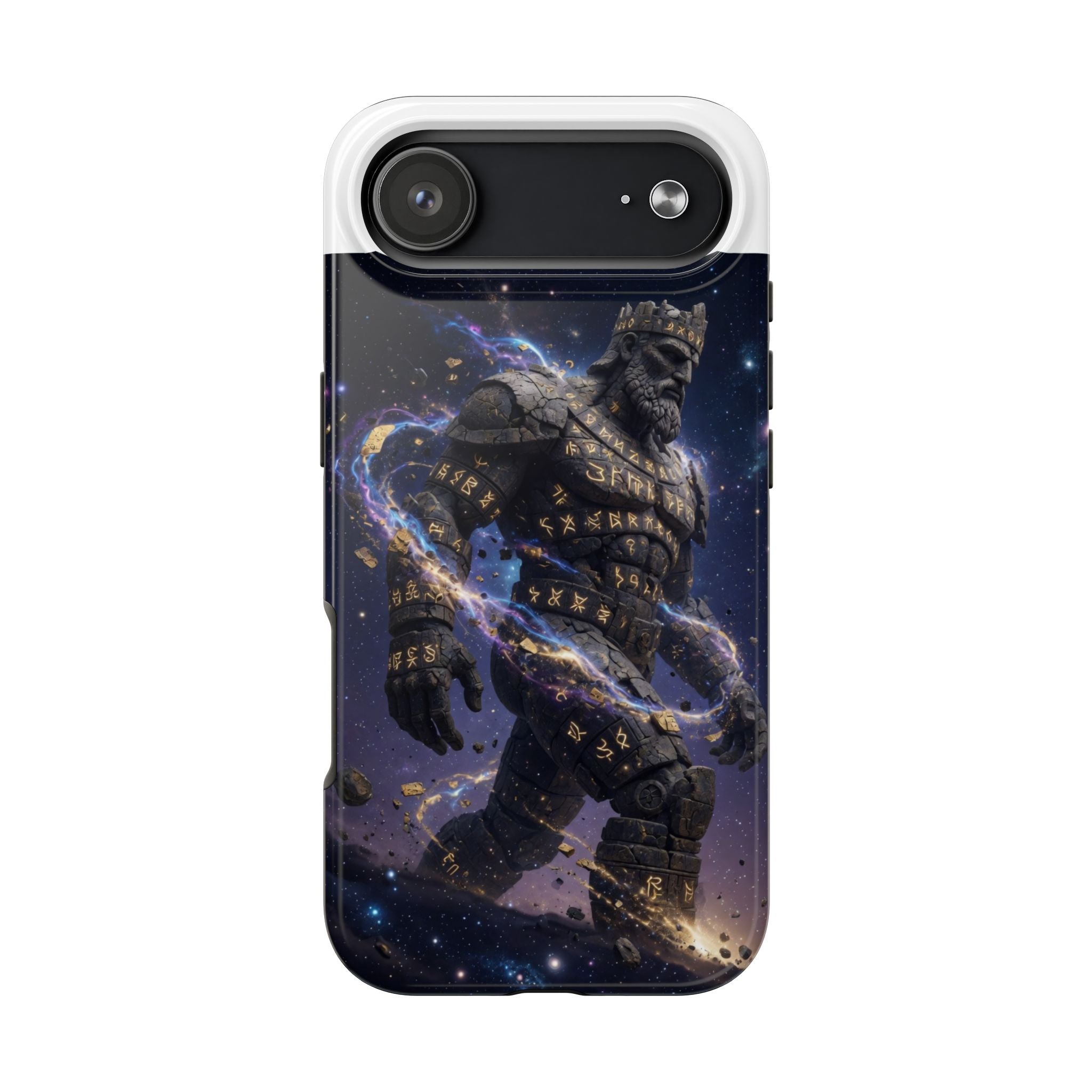 Rune Stone Titan Phone Case | Epic Cosmic Titan Art