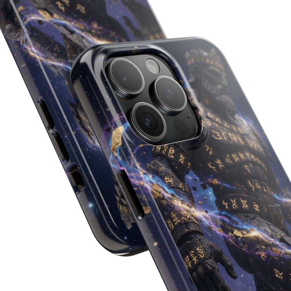 Rune Stone Titan Phone Case | Epic Cosmic Titan Art