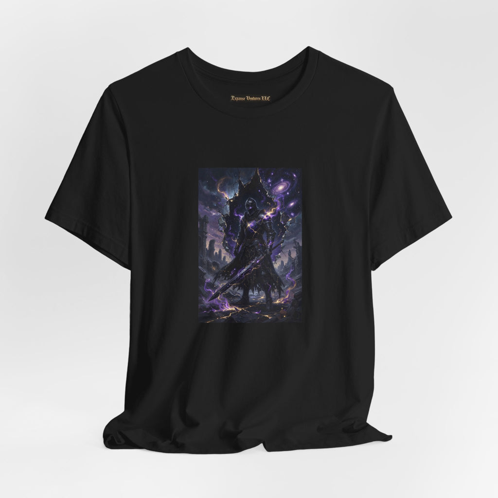 Void Knight Cosmic Armor T-Shirt  Dark Fantasy Art  T-Shirt