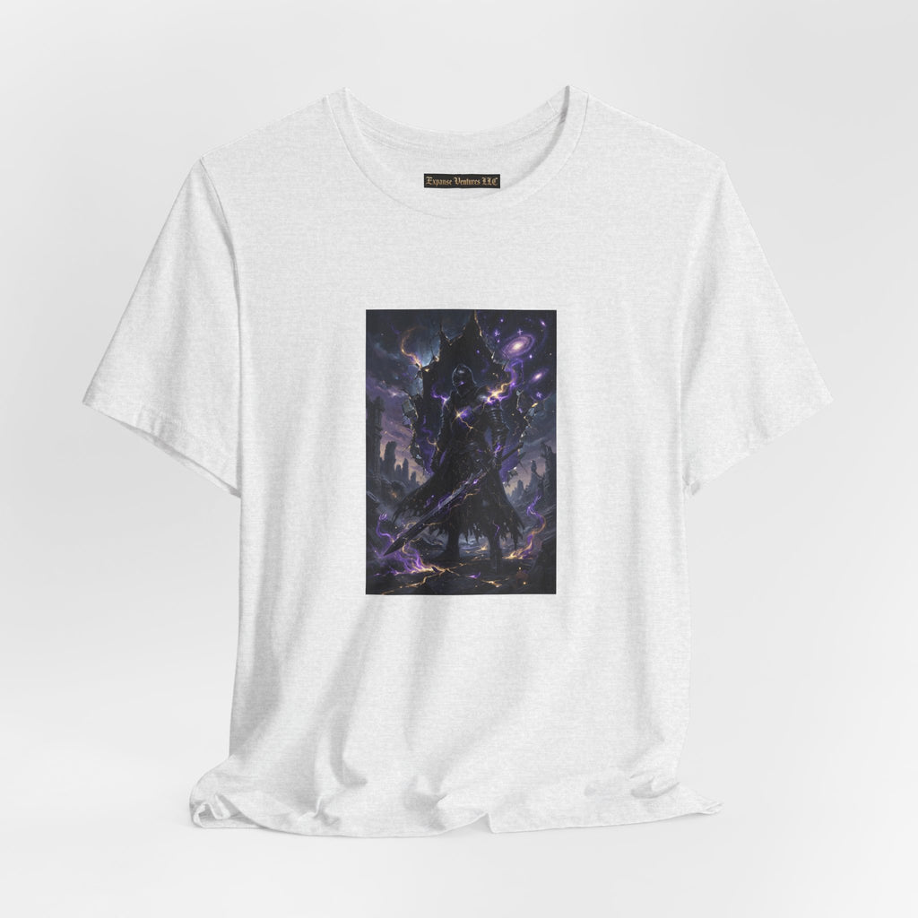Void Knight Cosmic Armor T-Shirt  Dark Fantasy Art  T-Shirt